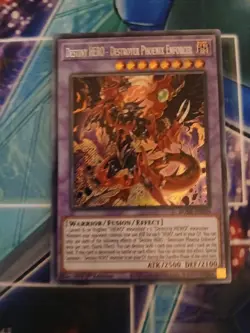 YUGIOH Destiny HERO - Destroyer Phoenix Enforcer BODE-EN039 1ST ED NM SECRET - Image 1