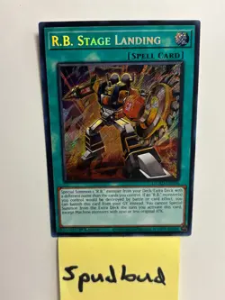 R.B. Stage Landing Secret Rare DUAD-EN096 NM 1st Edition Yu-Gi-Oh! - Image 1