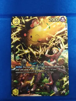 Zeus SP OP11-106 AA English One Piece Card Game Alt Art Near Mint/Mint - Image 1