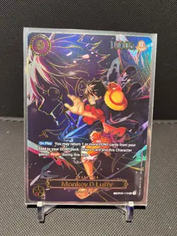 One Piece TCG Monkey D Luffy (OP09-119) SEC SP Englisch NM (PROXY) - Image 1