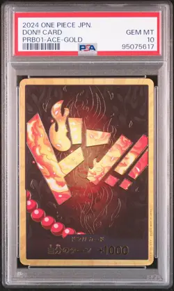 GOLD ACE DON!! Card One Piece 2024 PRB01 Premium THE BEST Japanese PSA 10 - Image 1