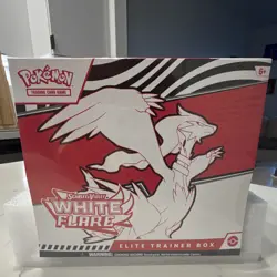 Pokemon TCG Scarlet & Violet—White Flare Elite Trainer Box 100 Cards 2025 - Image 1