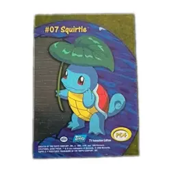Topps Pokemon TV Animation Clear Chase Card #07 Squirtle PC4 - Image 1