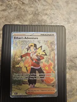 Pokemon Card - Ethan's Adventure 236/182 SIR - Destined Rivals Nm - Image 1