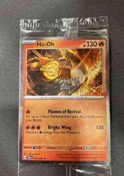 GameStop Stamped PROMO Ho-Oh Pokemon TCG trading card SEALED - Image 1