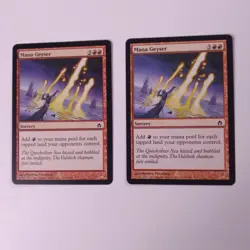 2x Mana Geyser Fifth Dawn M/NM MTG Magic the Gathering Regular Cards - Image 1