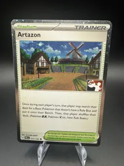 Artazon Holo Pokemon Prize Pack Serie 4 Promo Pokemon Card NM/LP Play Stamp - Image 1