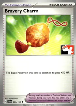 Bravery Charm 173/193 Uncommon Prize Pack Series Cards Pokemon Near Mint - Image 1