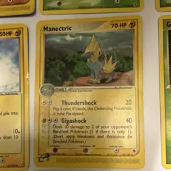 Old Pokemon TCG Team E- reader era Donphan Manectric Gulpin Swalot 7-Card Lot - Image 3