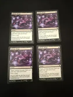 x4 Aphotic Wisps [Shadowmoor] 4x Magic MTG Cards LP - Image 1