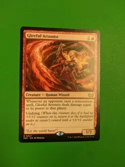 Gleeful Arsonist (Extended Art) Commander: Duskmourn: House of Horror Regular - Image 1