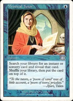 MTG Mystical Tutor 83 LP Magic The Gathering btc6 - Image 1