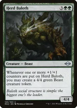 MTG - Herd Baloth - Modern Horizons 2 - X1 - (NM) - - Image 1