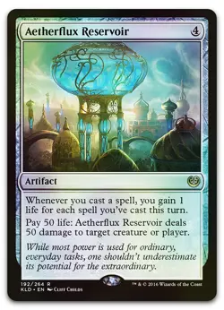 Aetherflux Reservoir #192 (Foil) (NM) Kaladesh KLD Magic MTG - Image 1
