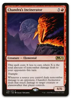 Chandra's Incinerator #136 (LP) Core Set 2021 M21 Magic MTG - Image 1