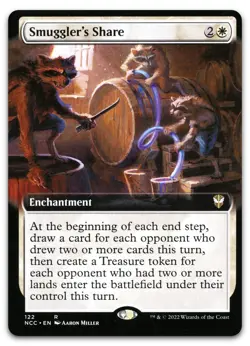 Smuggler's Share (Extended Art) #122 (NM) Streets New Capenna NCC Magic MTG - Image 1