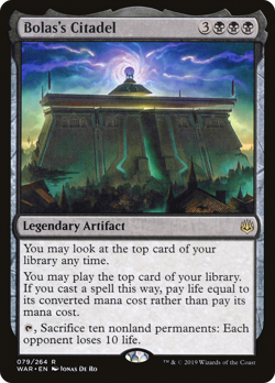 Bolas's Citadel #79 (Damaged) War of the Spark WAR Magic MTG - Image 1