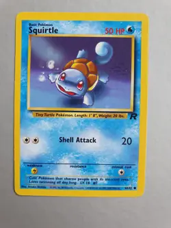Squirtle 68/82 Pokemon TCG Team Rocket Set (1999-2000) Common NM - Image 1
