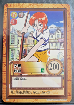 1999 BANDAI One Piece Hyper Battle NAMI C11 FIRST STAGE 1ST EVER SET RC - Image 1
