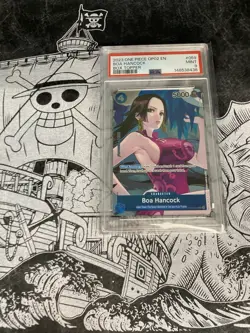One Piece Boa Hancock Op02-059 Box Topper Psa 9 - Image 1