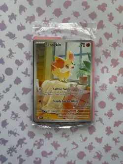 Pokemon TCG - Fennekin 080 Pokemon Center Stamped Promos Chaos Rising SEALED - Image 1