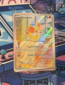 Fennekin 080 Pokemon Center Stamped Promo Sealed Chaos Rising Etb - Image 1