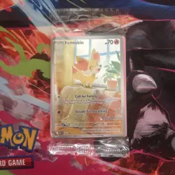 Pokemon TCG - Fennekin 080 Pokemon Center Stamped Promos Chaos Rising SEALED - Image 1