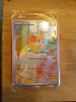 SEALED Fennekin 080 | Pokemon Center Stamped | Chaos Rising Promo | English TCG - Image 1