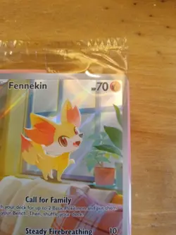 SEALED Fennekin 080 | Pokemon Center Stamped | Chaos Rising Promo | English TCG - Image 4