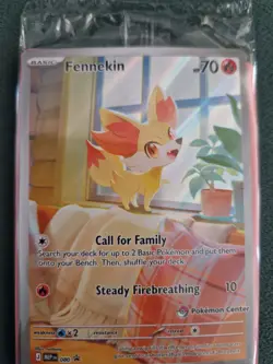 Pokemon TCG - Fennekin 080 Pokemon Center Stamped Promos Chaos Rising SEALED - Image 3