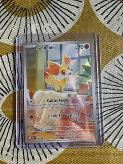 Fennekin [Pokemon Center Stamped] 080 Black Star Promo Chaos Rising Pokemon NM - Image 1