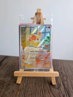 Pokemon TCG - Fennekin 080 Pokemon Center Stamped Promo Chaos Rising SEALED - Image 1