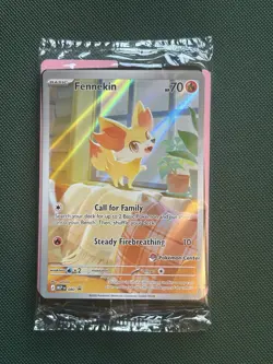 Fennekin MEP 080 Pokemon Center Stamped Chaos Rising ETB Promo Sealed - Image 1