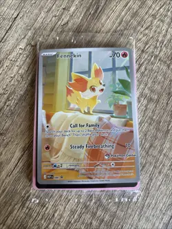 Pokemon TCG - Fennekin 080 Pokemon Center Stamped Promos Chaos Rising SEALED - Image 1