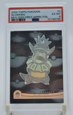 Slowking 2 Topps PSA 6 2000 Pokemon Movie 1st Appearance Holo Card Scarce - Image 1
