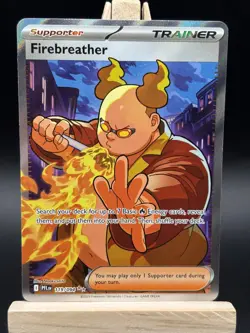 Fire Breather 119/094 Full Art - Phantasmal Flames - Trainer Pokemon card NM - Image 2