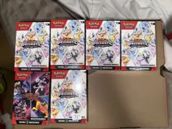 Pokemon Prismatic Evolutions Bundle Box 6 Packs Lot 6 Sealed - Image 1