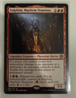 Magic: The Gathering Solphim, Mayhem Dominus Card Phyrexia: All Will Be One - Image 1