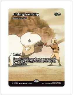 Lifelong Friendship - Eladamri's Call, Borderless Art, Magic MTG NM - Image 1