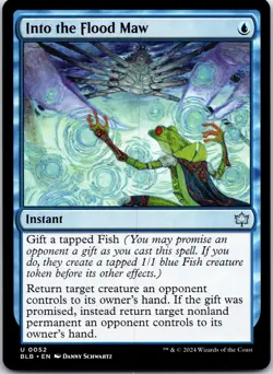Into the Flood Maw 52 Uncommon Bloomburrow Magic: The Gathering Near Mint - Image 1