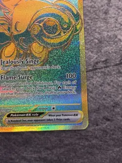 Pokemon TCG Chi-Yu EX 241/091 Sv: Paldean Fates Holo Card NM-M Card - Image 3