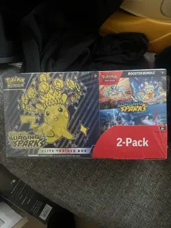 Pokemon Surging Sparks Elite Trainer Box ETB & Booster Bundle Costco 2 Pack✅ - Image 1