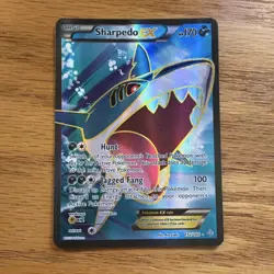 Pokemon TCG Sharpedo EX 152/160 XY Primal Clash Full Art Holo Ultra Rare EN - Image 1