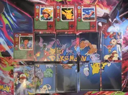 1999 Topps Pokemon TV Animation Edition Series 1 #TV1 - TV13 SET Pikachu Ash - Image 2