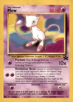 Mew 8 Promo Wizards Black Star Promos Pokemon Moderately Played - Image 1