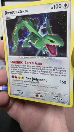 Pokemon Rayquaza Legends Awakened Holo Rare Full Art Basic 14/146 English - Image 5