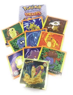 1999 Pokemon Vintage Artbox Stickers Series 1 Booster Pack Factory Sealed NEUF - Image 4