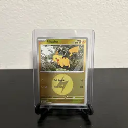 Pikachu (Energy Symbol Pattern) 055/217 Ascended Heroes Pokemon Reverse Holo NM - Image 1