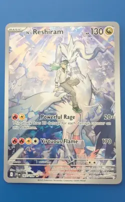 Pokemon N's Reshiram 167/159 IR Sv09: Journey Together Holo - Illustration Rare - Image 1