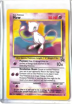 2000 pokemon league mew black star promo 8 - Image 1